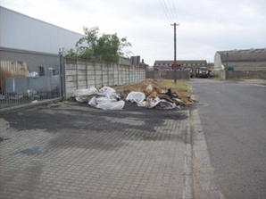 Dumping in Roker Close cleaned up